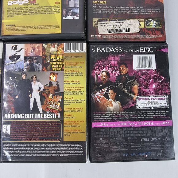 Kung Fu Action DVD Lot Jet Li Sonny Chiba Bruce Lee Gordon Liu 10 Movie Set - Picture 10 of 10